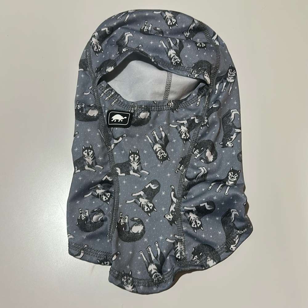 EUC Kids Turtle Fur Ski Mask, Huskies